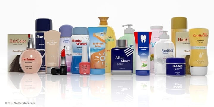 Folienverpackungen für Kosmetik-Industrie